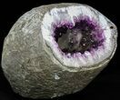Dark Amethyst Geode From Uruguay - -/ lbs #41901-2